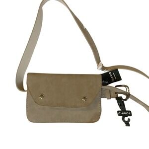 Torrid Women Belt Bag OS Taupe Faux Suede Fanny Pack Festival Travel Career